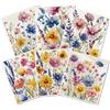 PRESSINART 6 Pezzi 6 Stili Panni per Stoviglie Floreali Svedesi Panni da Cucina Riutilizzabili Asciugamani Lavabili Morbidi Lavabili Spugna di Cellulosa Rettangolare Colori Vintage Colorati Motivo