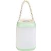 BORUIT Luce notturna per cameretta dei bambini, 3 modalità di controllo touch, 16 LED a 360°, impermeabile, ricaricabile, lampada da comodino per lettura, sonno, campeggio (verde)