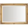 Select Mirrors Rennes - Specchio da parete vintage, stile shabby chic, barocco, antico, francese, cornice in legno massiccio (oro antico, 60 x 80 cm)