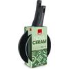 IBILI - Set 2 padelle Nova Ceram 20+24 Cm, alluminio forgiato, antiaderente privo di PFAS, adatto per induzione