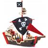DJECO GIOCATTOLO GALEONE DEI PIRATI IN LEGNO Djeco Arty toys - Pirates: Ze pirat boat