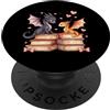 Book Dragon Fantasy Gifts Reading Enthus Dragons Couple Reading Books Fantasy Book Lover Letteratura PopSockets PopGrip Adesivo
