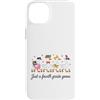 School Geese Fun Custodia per iPhone 14 Plus Solo un design per studenti d'oca di quarta elementare