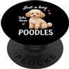 Funny Poodle Lover Gifts Accessories & S Solo un ragazzo che ama i barboncini PopSockets PopGrip Adesivo