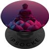 Buddha Designs by Kajiro Buddha astratto - fiore di loto - buddismo spirituale buddista PopSockets PopGrip Adesivo