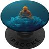 Buddha Designs by Kajiro Buddha astratto - fiore di loto - buddismo spirituale buddista PopSockets PopGrip Adesivo