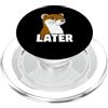 Minimal Animal Dry Humor Graphic Studio Stoat Più tardi Grafica Umoristica Minimal PopSockets PopGrip per MagSafe