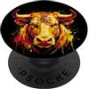 Spain World Spagna ESP 26 Fan Spagna Bandiera Toro Arte Empowering PopSockets PopGrip Adesivo