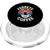 Retro Vintage Ferret Owner Cup Graphic Divertente furetti e caffè dicendo amante degli animali PopSockets PopGrip per MagSafe