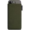 Adore June Classic Verde-Oliva Custodia Compatibile con iPhone 15 14 / iPhone 15 14 PRO, Tessuto Resistente con Display di Pulizia Effetto