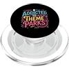 Ossessione e sensazioni da brivido Addicted To Theme Parks Roller Coaster Amusement - PopSockets PopGrip per MagSafe