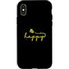 Honey Beekeeper Bee colony Beehive flowe Custodia per iPhone X/XS Happy Bee Animali Natura Apicoltore