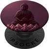 Buddha Designs by Kajiro Buddha astratto - fiore di loto - buddismo spirituale buddista PopSockets PopGrip Adesivo