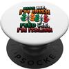 Dual Heritage Shamrock Clover Designs Metà Irlandese Metà Italiano Irlandese Italiano PopSockets PopGrip Adesivo