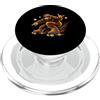 Urban Bigfoot Myth Roller Skaters Design Cool Bigfoot Pattinaggio a rotelle anni '80 Retro Forest Sasquatch PopSockets PopGrip per MagSafe
