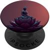 Buddha Designs by Kajiro Buddha astratto - fiore di loto - buddismo spirituale buddista PopSockets PopGrip Adesivo