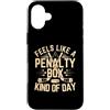 Penalty Box Day Funny Hockey Lover Custodia per iPhone 16 Plus Feels Like A Penalty Box Tipo di Giorno Divertente Hockey