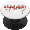Ice Cream Drip Nations Flag LEVART Trave Inghilterra ENGLAND Regno Unito goccia di gelato PopSockets PopGrip Adesivo
