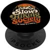 Nature Explorer Threads Vintage Slow Escursionismo Società Escursionista Montagna PopSockets PopGrip Adesivo