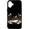 Book Dragon Fantasy Gifts Reading Enthus Custodia per iPhone 16 Plus Drago addormentato sul libro Fantasy Reader Letteratura Bookworm