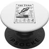 Ocean Tuna Biology Anatomy Diagram Facts Il tonno Una Forza Potente Dell'Oceano Fatti PopSockets PopGrip Adesivo