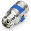 Sonero, Presa IEC per Cavo Satellitare, Cavo Antenna Cromato, Facile da Assemblare da Solo, Set da 6