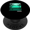 Light Teal Aqua Graphic Color Tee Aqua Vibing - 3 tonalità di verde acqua verde acqua grafica PopSockets PopGrip Adesivo