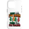 Dual Heritage Shamrock Clover Designs Custodia per iPhone 16 Pro Metà Irlandese Metà Italiano Irlandese Italiano