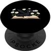 Book Dragon Fantasy Gifts Reading Enthus Dragon Reading Book Lover Fantasy Reader Bookworm Girls PopSockets PopGrip Adesivo