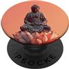 Buddha Designs by Kajiro Buddha astratto - fiore di loto - buddismo spirituale buddista PopSockets PopGrip Adesivo