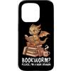 Book Dragon Fantasy Gifts Reading Enthus Custodia per iPhone 15 Pro Bookworm, per favore, sono un appassionato di libri, amante dei draghi, nerd