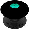 Light Teal Aqua Graphic Color Tee Grafica verde acqua acqua chiaro Kissing Hearts verde acqua chiaro PopSockets PopGrip Adesivo