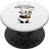 Sweet Panda Celebrations Panda-Monium - Gelato per feste, design divertente PopSockets PopGrip Adesivo