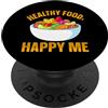 Healthy Food Happy Me Vegetables Nutriti Cibo sano Happy Me PopSockets PopGrip Adesivo