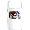Sonic The Hedgehog Custodia per iPhone 17 Pro Max Generazioni Sonic x Shadow