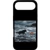 Dog Breed Landscape Studio Custodia per iPhone Air Terranova Dog Ocean Rescue Waves Scena costiera