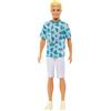 Barbie - Bambola Ken Fashionistas N. 211, Dai Capelli Biondi Con Look Alla Moda,