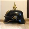 Elmetto tedesco Pickelhaube in pelle prussiana fatto a mano berretto militare...