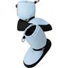 Etoile Stivaletti Scaldapiede Bambina Donna IM009B IM009KB per Bloch Sport Ballo Danza Classica Relax Allenamento Fitness Palestra Caldo Stivaletto Tempo Libero (Light Blue, XS (35-36))
