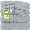 Utopia Towels - Set Di Asciugamani Di Lusso Da 8 Pezzi, 2 Asciugamani Da Bagno,