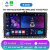 StarTech Autoradio Android 2-DIN - Touchscreen da 22,9 cm - Navigazione GPS - Quad-core, 4 GB di RAM e 64 GB di ROM - 1024×600 - Per VW/Seat/Skoda (Passat, Golf MK5/MK6, Jetta, T5, Polo, Touran) - Rosso
