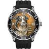 TWK Orologio Polso TWK Australian Shepherd Smart Nero/Rosé/Oro Silicone