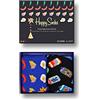 Happy Socks 2-Pack Friday Night Socks Set, colorati e divertenti, calzini per uomo e donna, Nero (36-40)