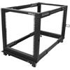 StarTech.com StarTech 12U 19" Open Frame Server Rack Adjustable Depth Rolling Network Cabinet