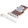 StarTech.com StarTech PCIe USB-C Expansion Card 4-Port USB 3.2 10Gbps, Independent Controller