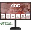 AOC 27E4CV 27" FHD LED Monitor 1920x1080 HDMI VGA Black for PC Desktop Display
