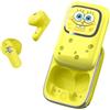 OTL Technologies Cuffie wireless Spongebob con custodia di ricarica scorrevole e luce LED