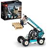 LEGO Technic Sollevatore Telescopico, Set 2in1 Camion Giocattolo e Carrello Elevatore, Giochi con Parti Meccaniche per Bambini dai 7 Anni in su 42133