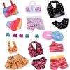 Lance Home® 5 Set Fatto a Mano Moda Spiaggia Bikini Nuoto Estate Spiaggia Balneazione Abbigliamento per 29cm Bambola Giocattoli Casuale Stile (5 Costumi Da Bagno + 5 Sandali + 2 Giri Di Nuoto)