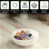 Organizzatore di gioielli in cristallo di selenite per cassettiera